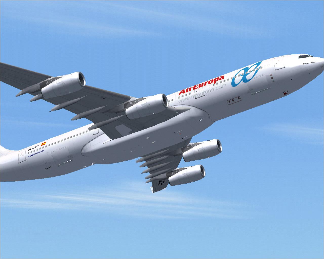 Project Opensky Airbus A340 Version 1 For Fs2004 Exclusively
