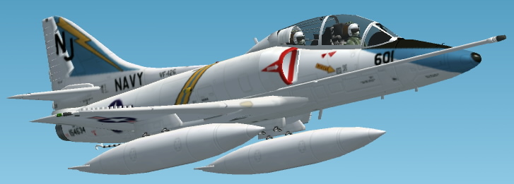 Fs2002/Fs2004 Mcdonnell Douglas Ta-4J Skyhawk This Aircraft Is A Simplification Of The Equ
