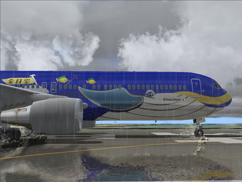 Posky 767-300 V4 For Fs2004 A Repaint Of The Posky 767-300 Painted In The Marine Colours O