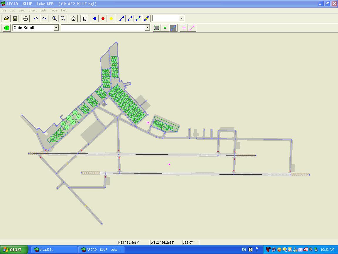 Luke Afb, Arizona (Kluf) Afcad2 File For Fs2004 By Ryan Loper Adds Parking To Luke Afb, Ar