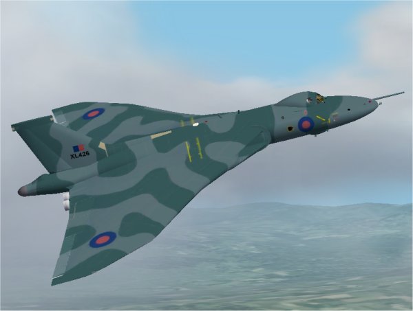 Fs2002/Fs2004 Avro Vulcan B Mk.2 V.01 (Preview) This Is A New Model 1 Of A Pack Of 9 To Be