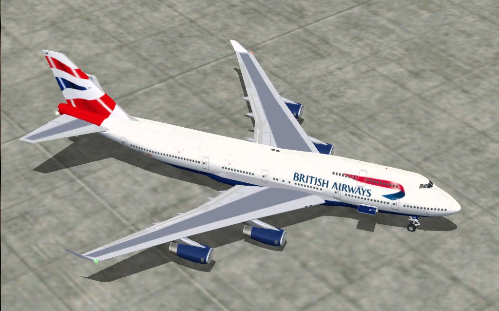 Fs2002 Meljet B747 British Airways Registration - G-Bnlr A Repaint Of The Meljet Fs2002 B7 — 1