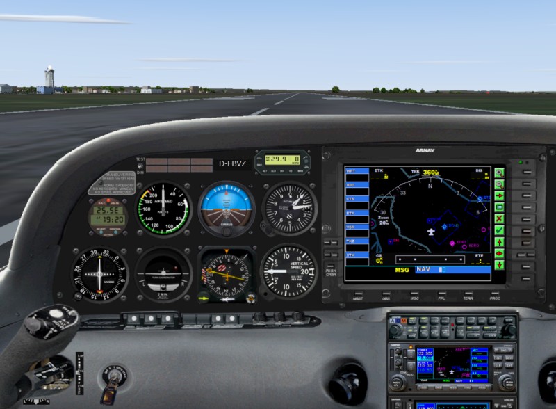 Fs2004 Aircraft Cirrus Sr20 Classical Panel Flight Simulator Design Studio (Fsds) 2 Model
