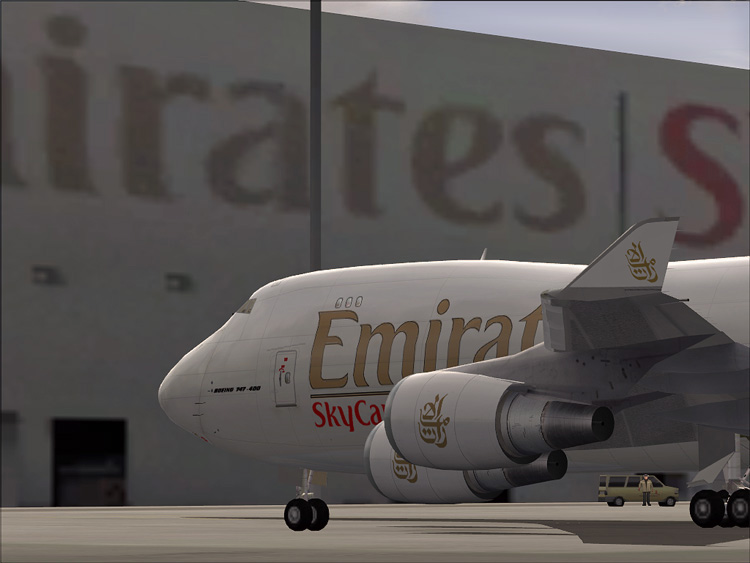 Project Opensky Boeing 747-400F Ge Paint Kit Copyrights: Airplane Made By Project Opensky — 1