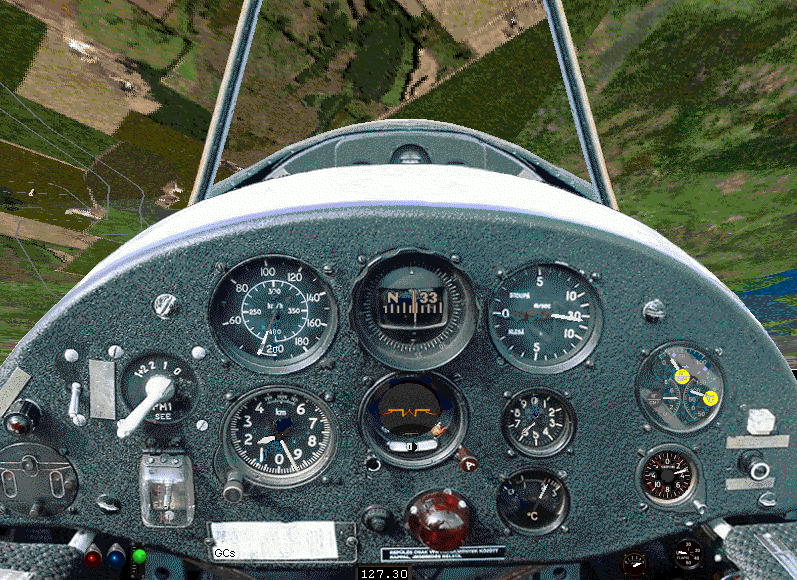 Flightsim Fs2004/Fs98 Zlin Z-526F Trener A Czechoslovakian Aerobatic Training Plane In Hun