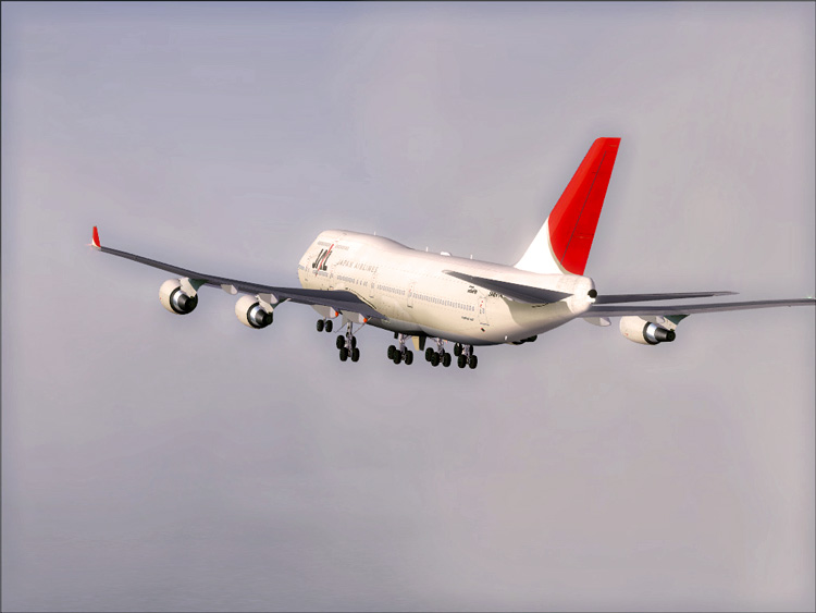 Project Opensky Boeing 747-400 Passenger For Fs2002/4 Exclusively Japan Air - Jal Copyrigh