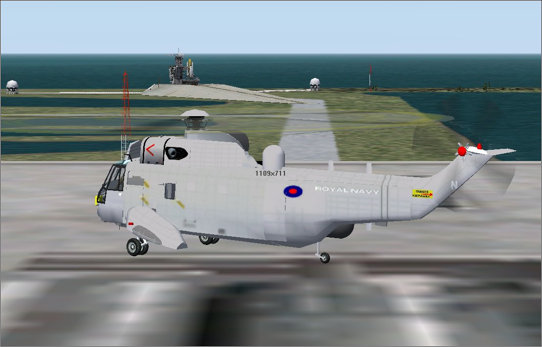 Fs2004 Royal Navy Sea King Aew Upgraded The Aew Sea King Was So Successful A Number Of Add