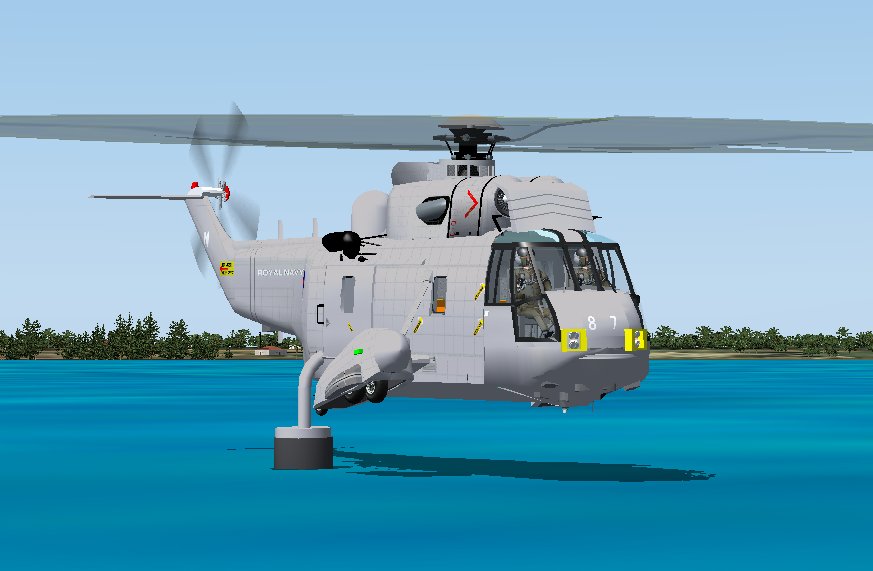 Fs2004 Royal Navy Sea King Aew Upgraded The Aew Sea King Was So Successful A Number Of Add