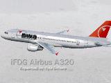 Ifdg Airbus A320 Northwest Airlines New Colors This Aircraft Is Made By Ifdg (Internationa