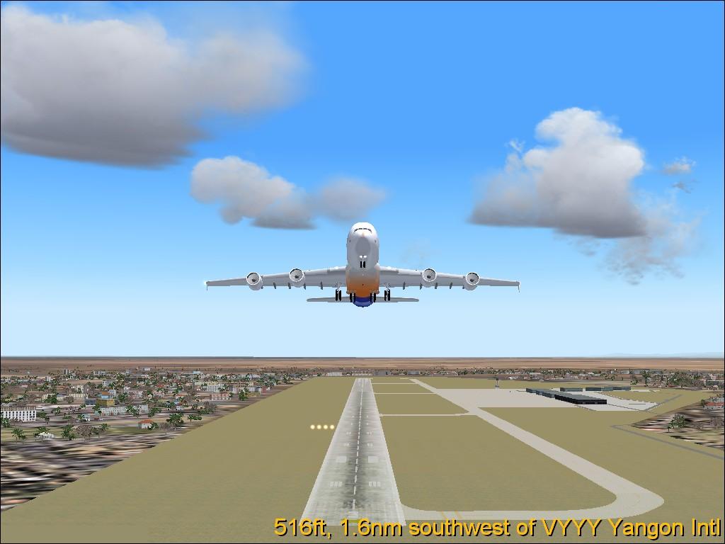 Fs2004 Mingaladon Airport 2006, Yangon, Myanmar (Vyyy)
