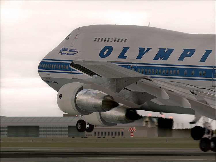 Project Opensky Boeing 747-200 V3 For Fs2004 Exclusively Olympic Airways B747-228B Copyrig — 1