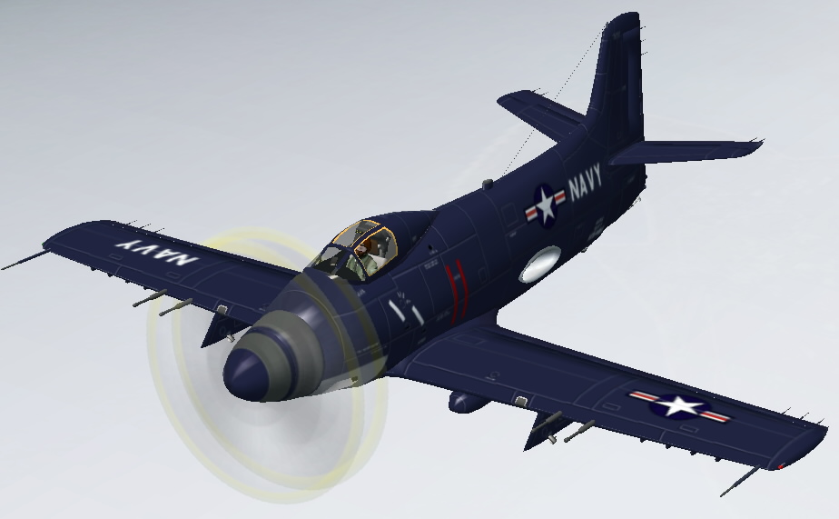 Fs2002/Fs2004 Douglas A2D-1 Skyshark