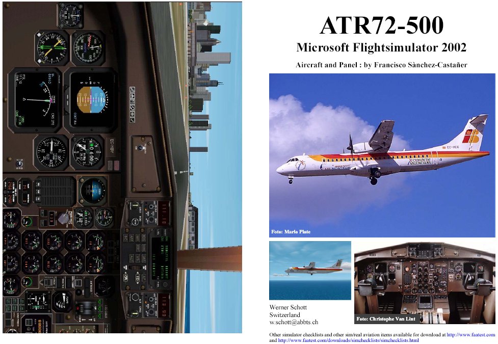 Fs2004 Atr 72-500 Eurowings