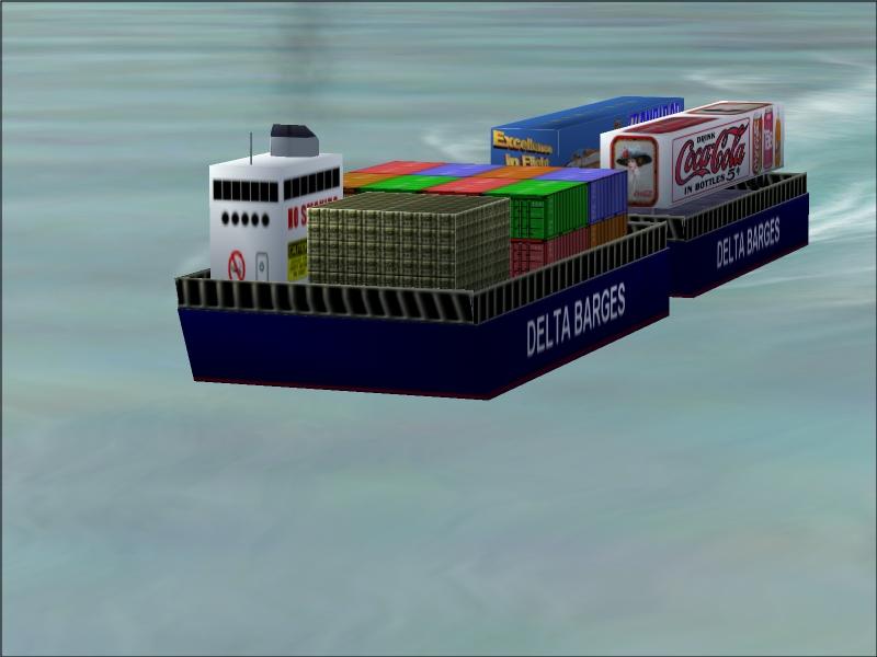 Fs2004 - River Barges (Sail/Fly Version) These Barges Were Been Made For The Upcoming Rele