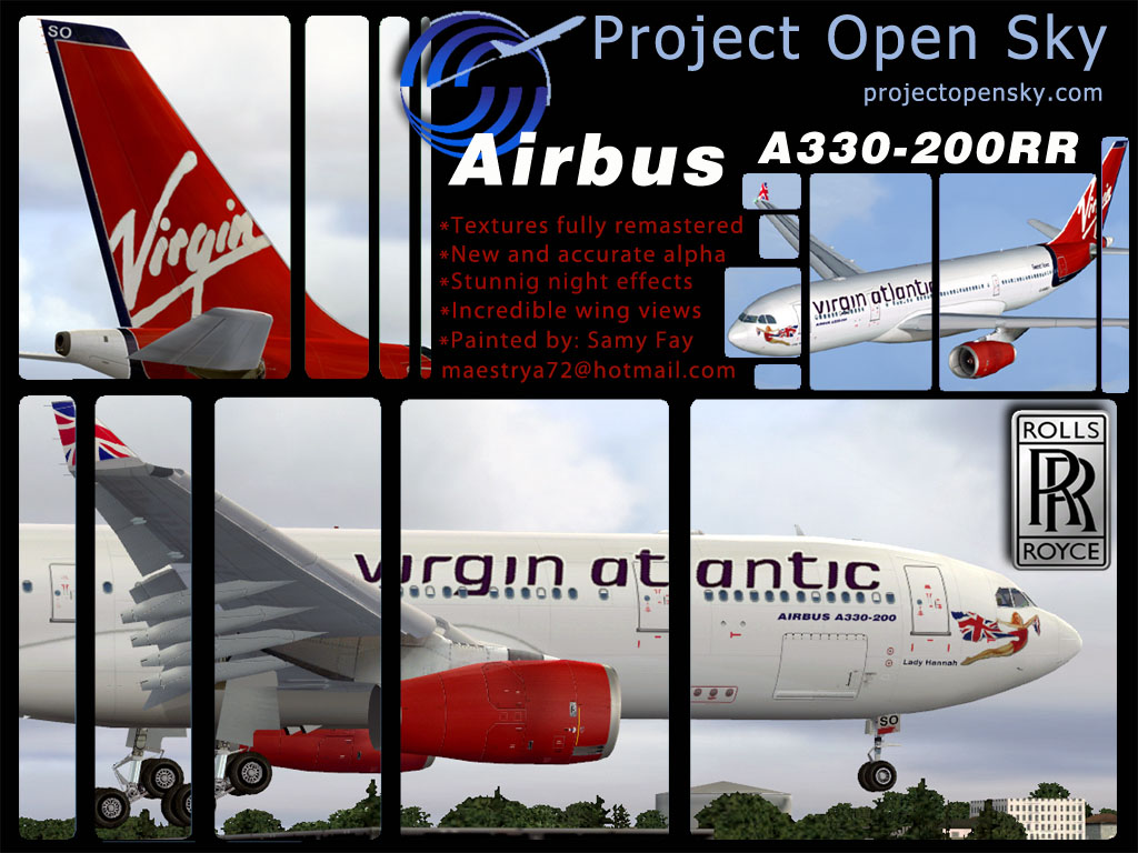 Project Open Sky’s Airbus A330-200 Equiped With Rolls Royce Engines