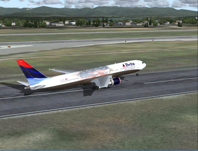Boeing 767-300Ge In Delta Airlines Spirit Of America Livery, For Ai Traffic; Many Thanks T