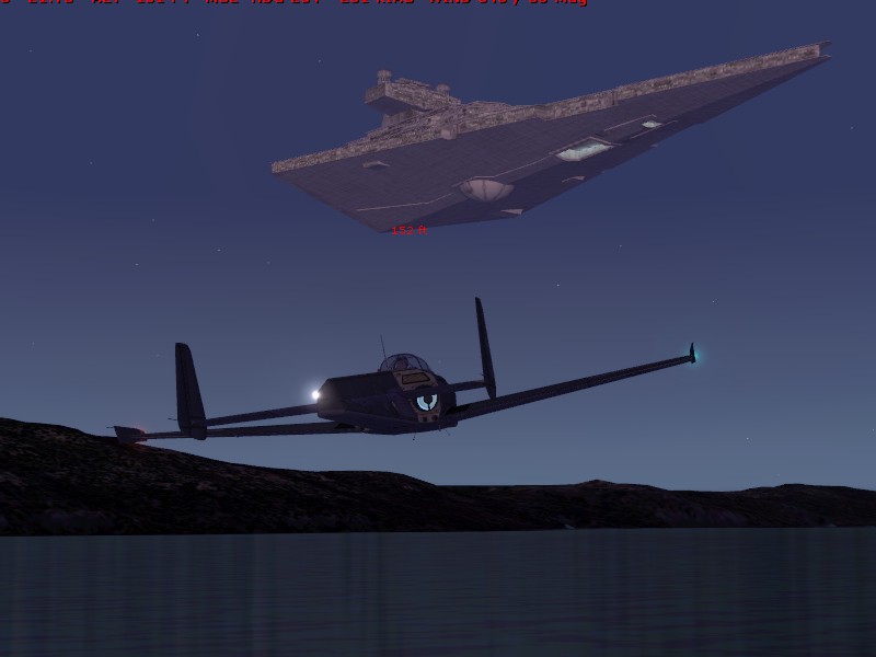 Fs2004 Imperial Star Destroyer Scenery Models Two Scenery Models Of The Empires Dreaded St