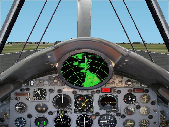 Fs2004 Picturerealistic 2-D Panel For F-102 Delta Dagger Photo-Rework And Configuration By