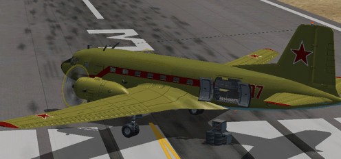 Ilyushin Il-14 Ruaf & Aeroflot North Division Transport Version In Two Textures (Ruaf & Ae