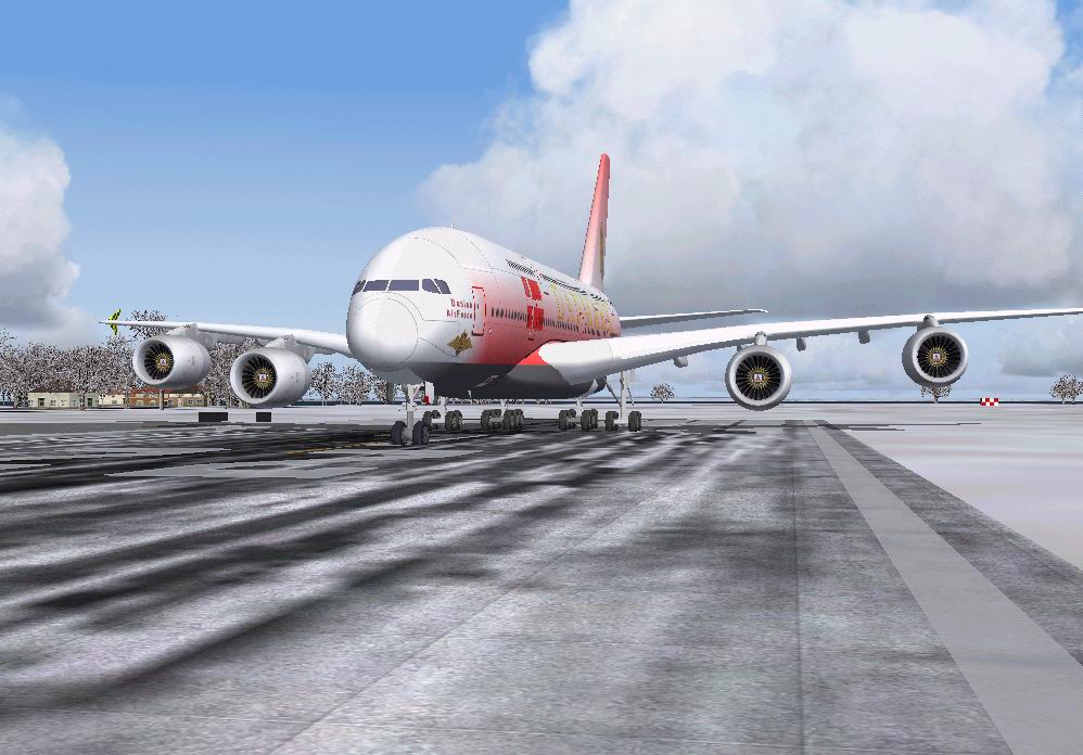 Jelair-Fs2004Addon-Airbus_A380-800_Krone1-Danmark- Krone-1 Is Denmarks Virtual Airforce-On