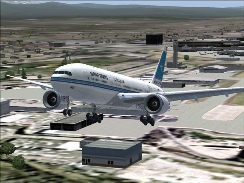 B772 Ku 9K-Aob In Garouh With Jubail Sticker — 1