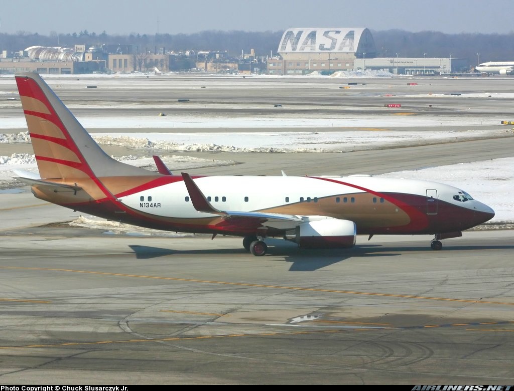 Fs2004 Boeing 737-700 Bbj N134Ar A Repaint Of The Bbj, Registration N134Ar