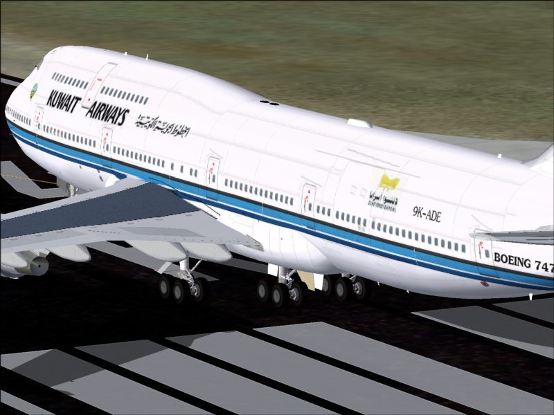 Project Opensky Boeing 747-400 Combi For Fs2002 Exclusively Ge Paint Kit Copyrights: Airpl