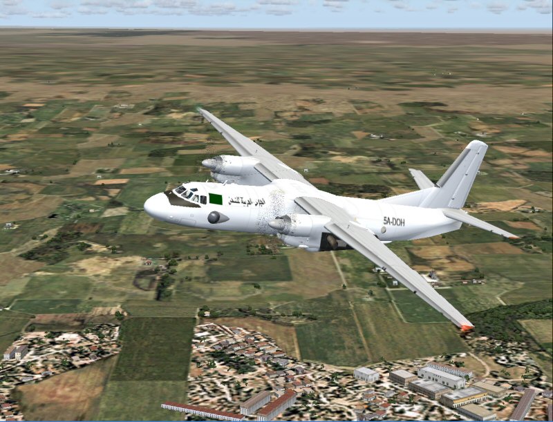 Libyan Air Cargo Antonov An-26; Utilizing The Antonov An-72 Model By Samdim