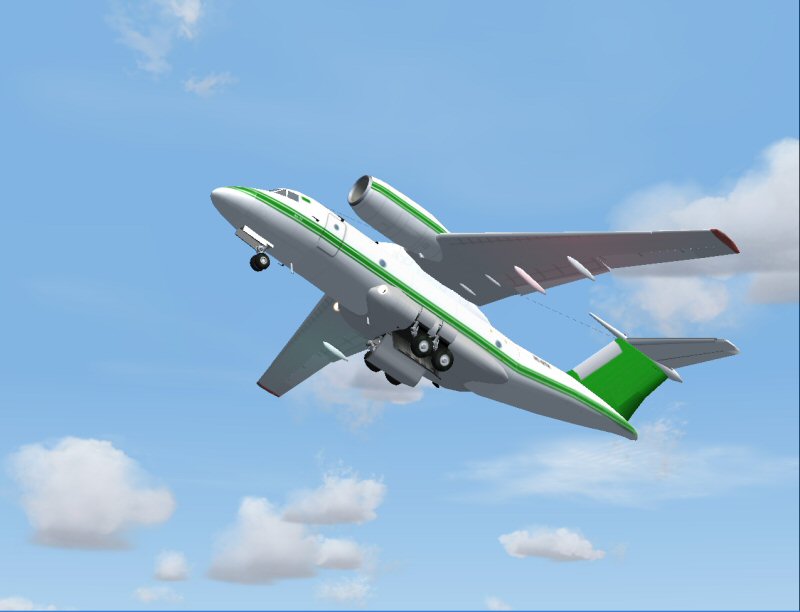 Libyan Air Cargo Antonov An-74; Utilizing The Antonov An-72 Model By Samdim
