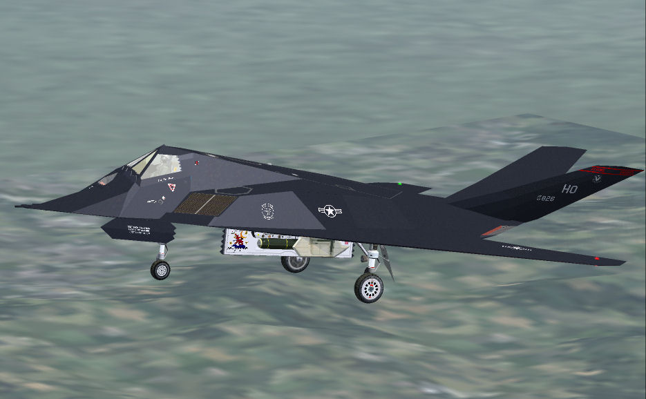 Fs2004 Video Of Fsae F-117A Nighthawk Stealth V1.0