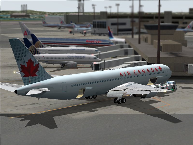 Posky 767-300 V4 For Fs2004 A Repaint Of The Posky 767-300 Painted In The New Colours Of A