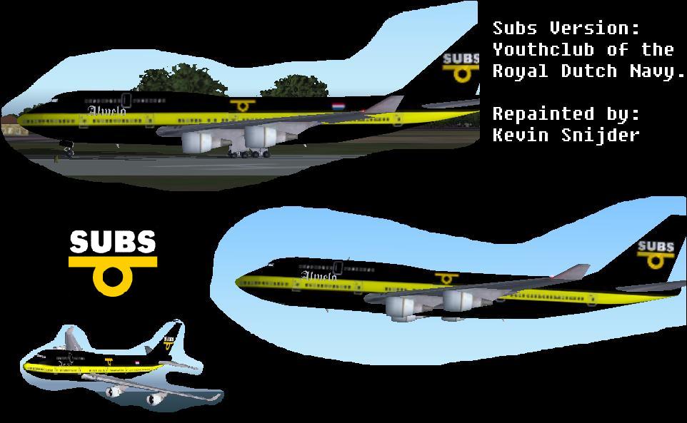 This Is Repainted Textures Of A 747