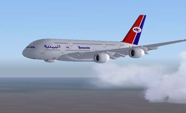 Fs2004 Yemenia Airways , A380-800 Very Thanks To Robert Versluys For Model And Very Thanks