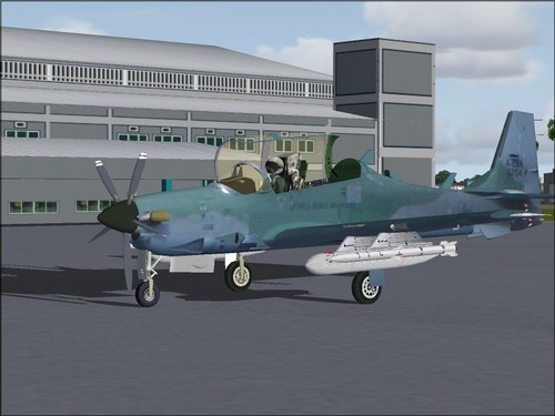 Fs2004 Emb 314 Super Tucano Alx, 3D Model And Flight Dynamics By J.e.narcizo, Repainted By