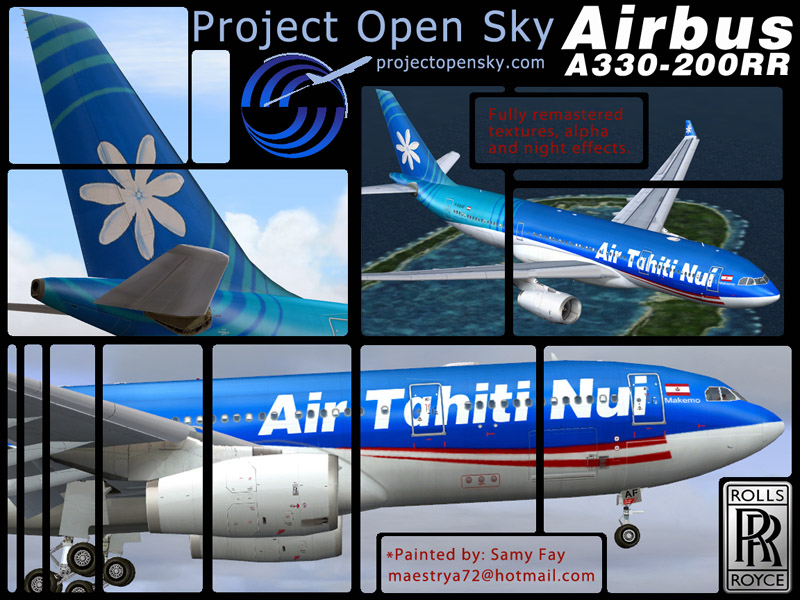 Project Opensky Airbus A330 Version 2 For Fs2002/2004 Package Description Project Open Sky