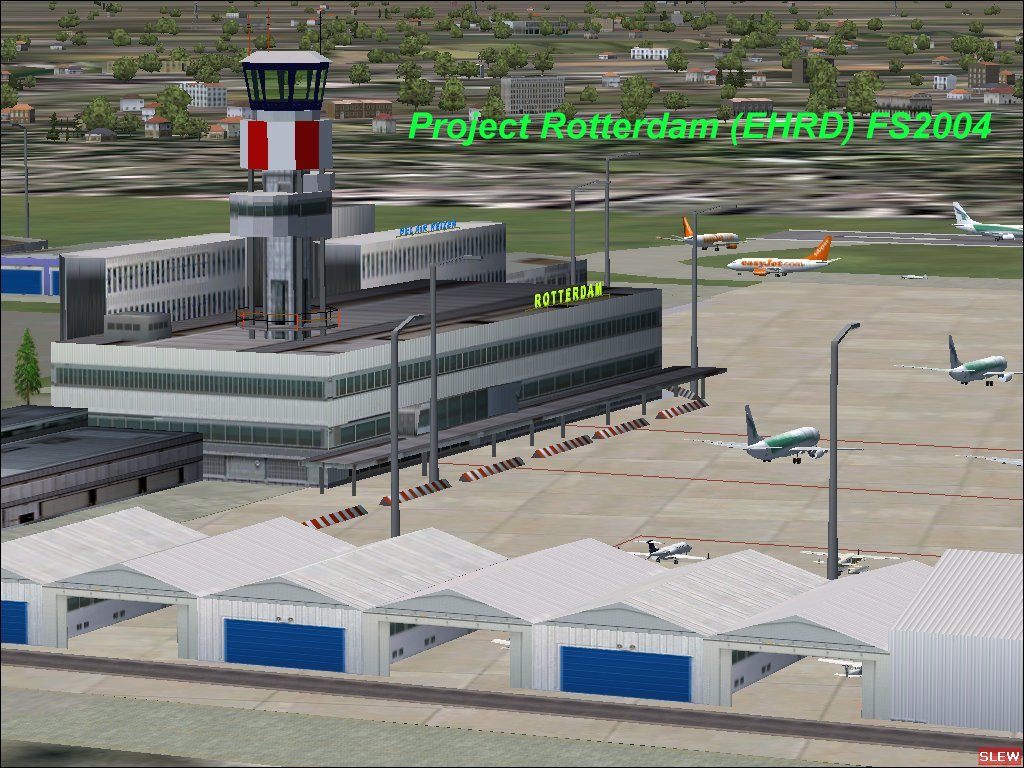 Rotterdam, Holland - Nl(Ehrd) For Fs2004 This Is Scenery That Is A Total Rebuild Which Inc