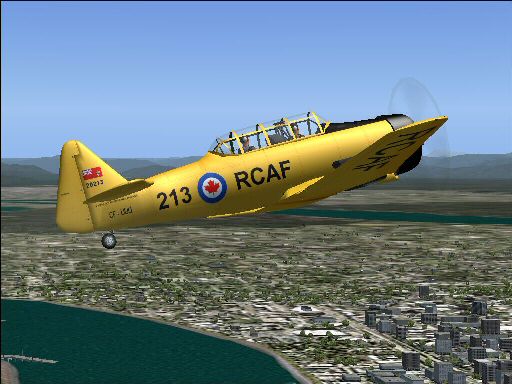 This Is The A Near Perfect Repaint Of The T-6 Harvard Mk Iv #213 Of The Canadian Warplane