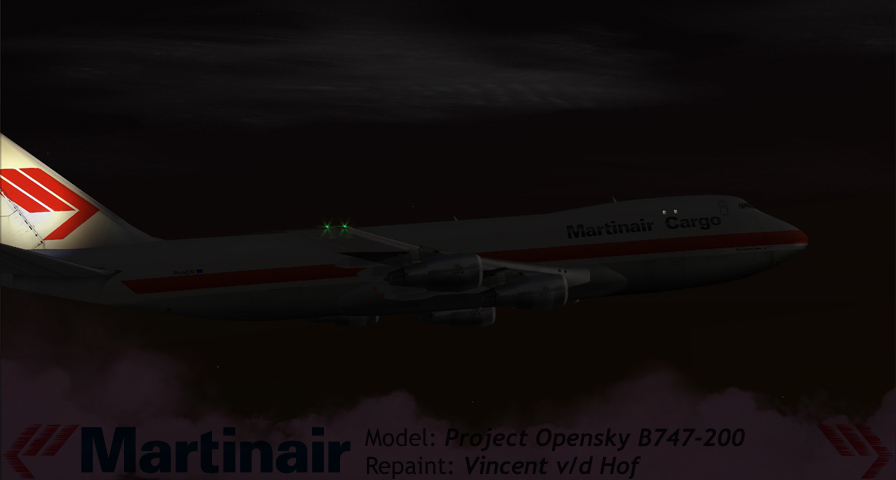 Project Opensky Boeing 747-200 For Fs2004 Exclusively Photoreal Martinair Cargo (Ph-Mcn) A