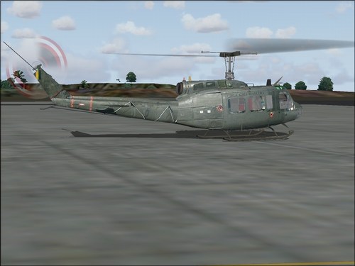 Fs2004 Bell 204 Uh-1H Fab Esquadron Pantera Of Fab, In Rio Grande Do Sul Repainting Of All — 1
