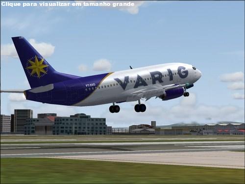 Fs2004 - 737-300 Rio Sul B737-300 In New Colours Of Regional Airlines Rio Sul, Repainted B
