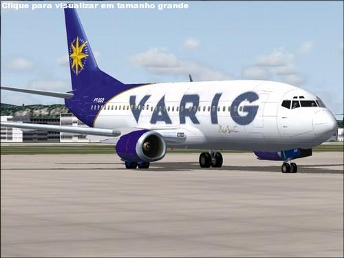 Fs2004 - 737-300 Rio Sul B737-300 In New Colours Of Regional Airlines Rio Sul, Repainted B
