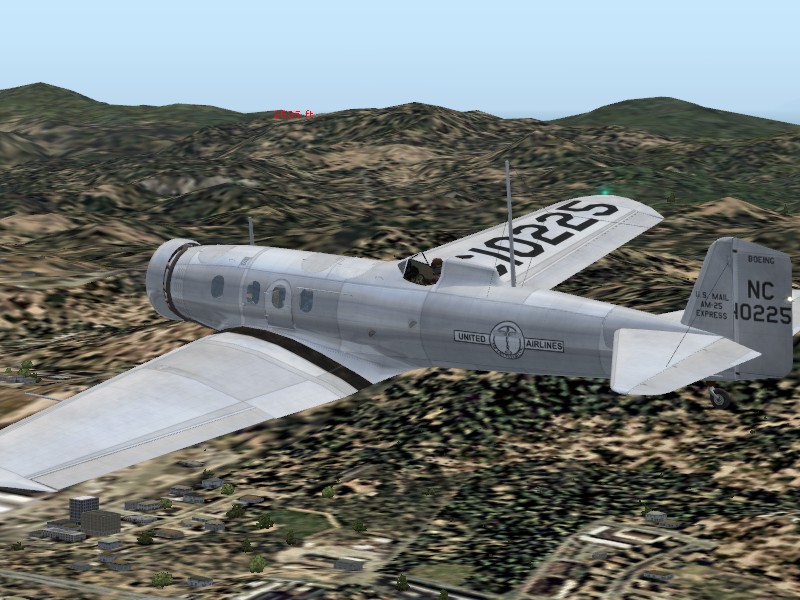 Fs2004 Boeing 221A Monomail The 221A Monomail Was A Major Advance In Aircraft Design, Bein