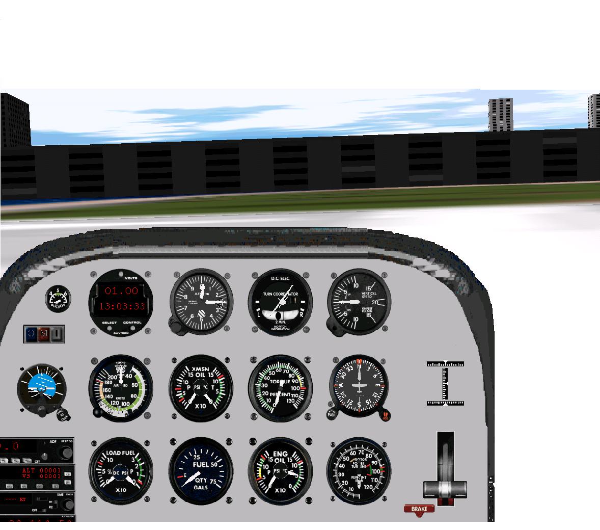 Flightsim Fs2004/Fs98 Panel: Bell 206 Or 407 You Choose By Kennie Jensen