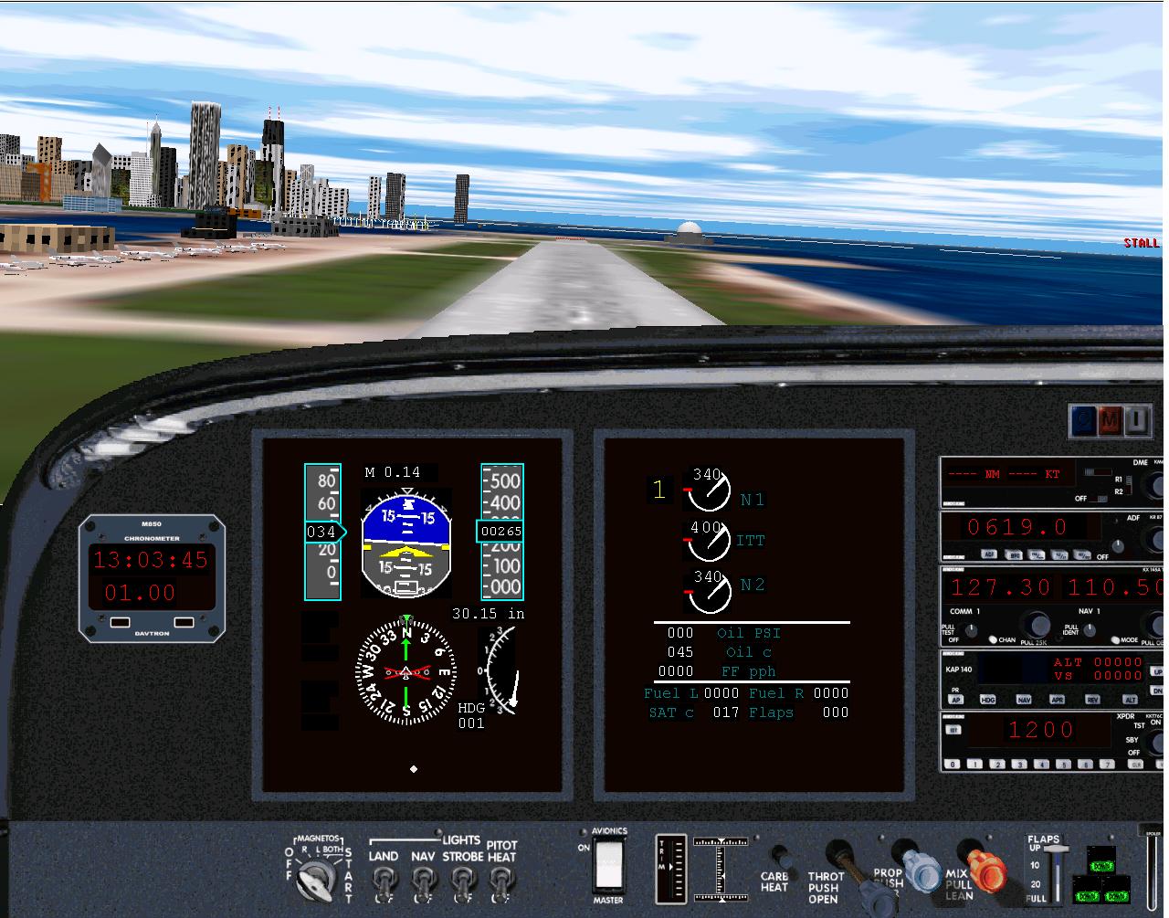 Flightsim Fs2004/Fs98 Panel: Cessna Caravan By Kennie Jensen