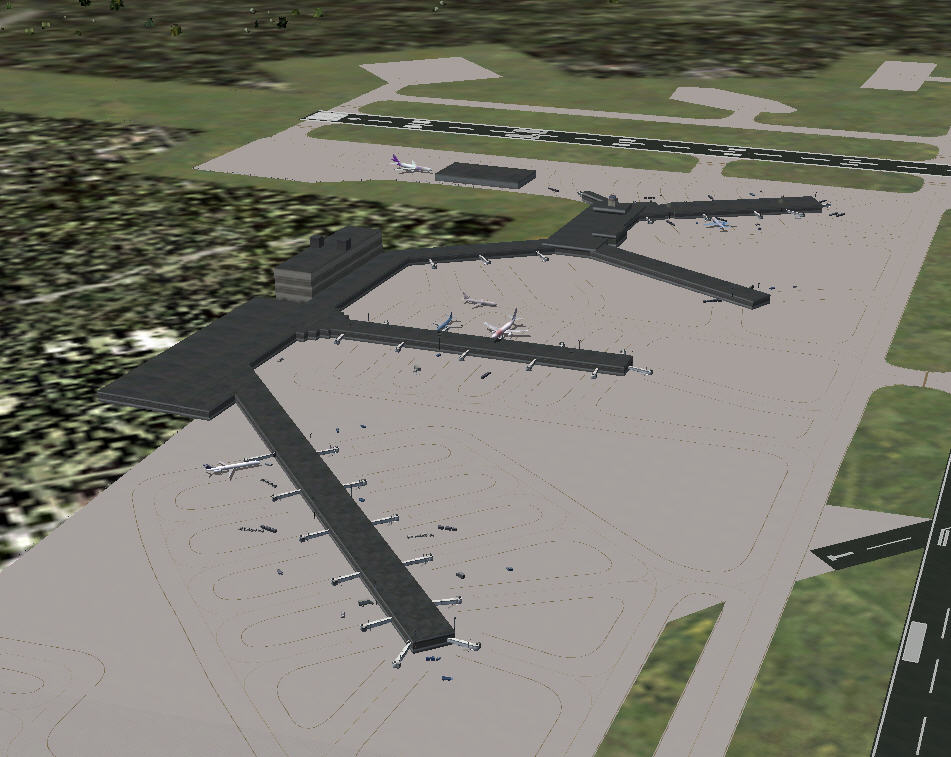 Bradley International Airport (Windsor Locks, Ct) V2005.1 2005 Upgrade From Flight Simulat — 1