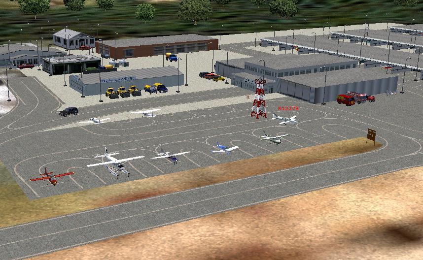 Fs2004 Scenery-A Completely Reworked Princeton Airport With Fsds2, Rwy12 And Lagos Fse — 1