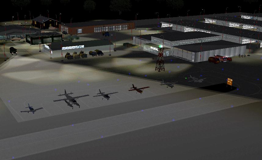 Fs2004 Scenery-A Completely Reworked Princeton Airport With Fsds2, Rwy12 And Lagos Fse