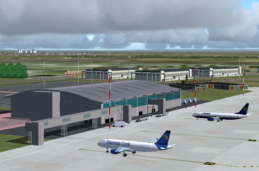 Robin Hood International Airport, Doncaster Uk Version 2 For Fs2004