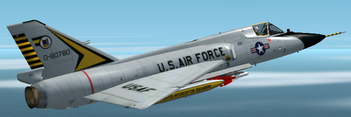 Fs2002/Fs2004 Convair F-106A Delta Dart Originally, It Was Exclusively A Derivation Type O