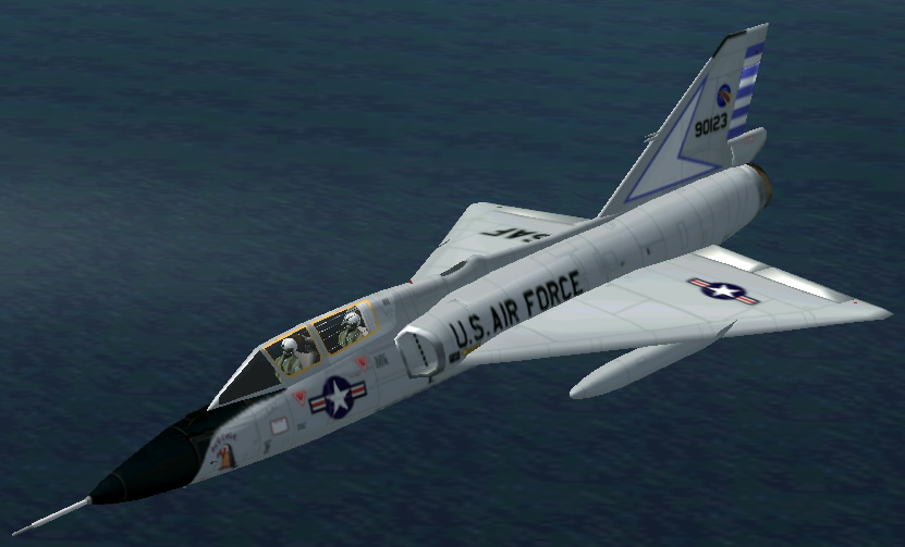 Fs2002/Fs2004 Convair F-106B Delta Dart Official Manufacturing Authorization Had Been Give